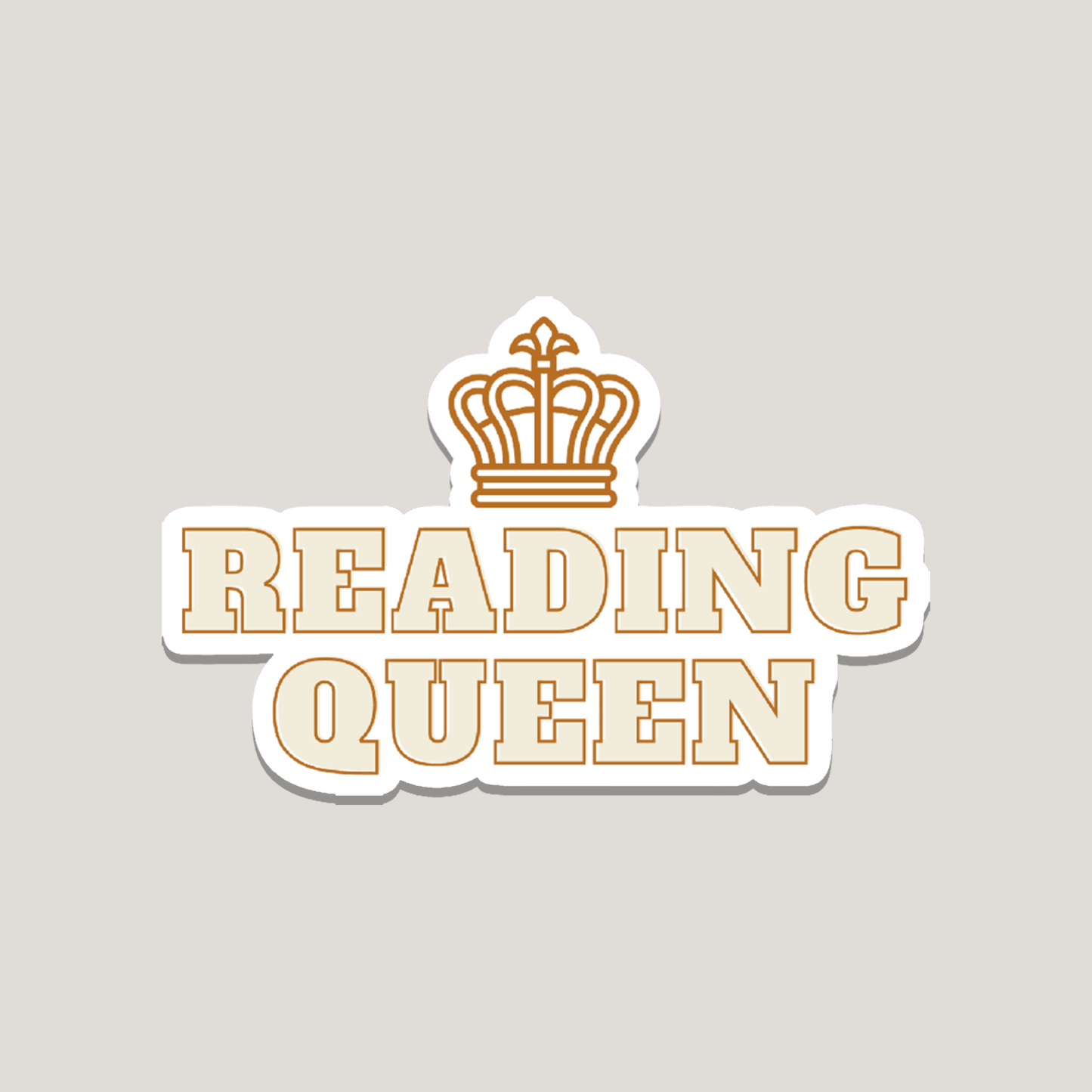 reading queen sticker
