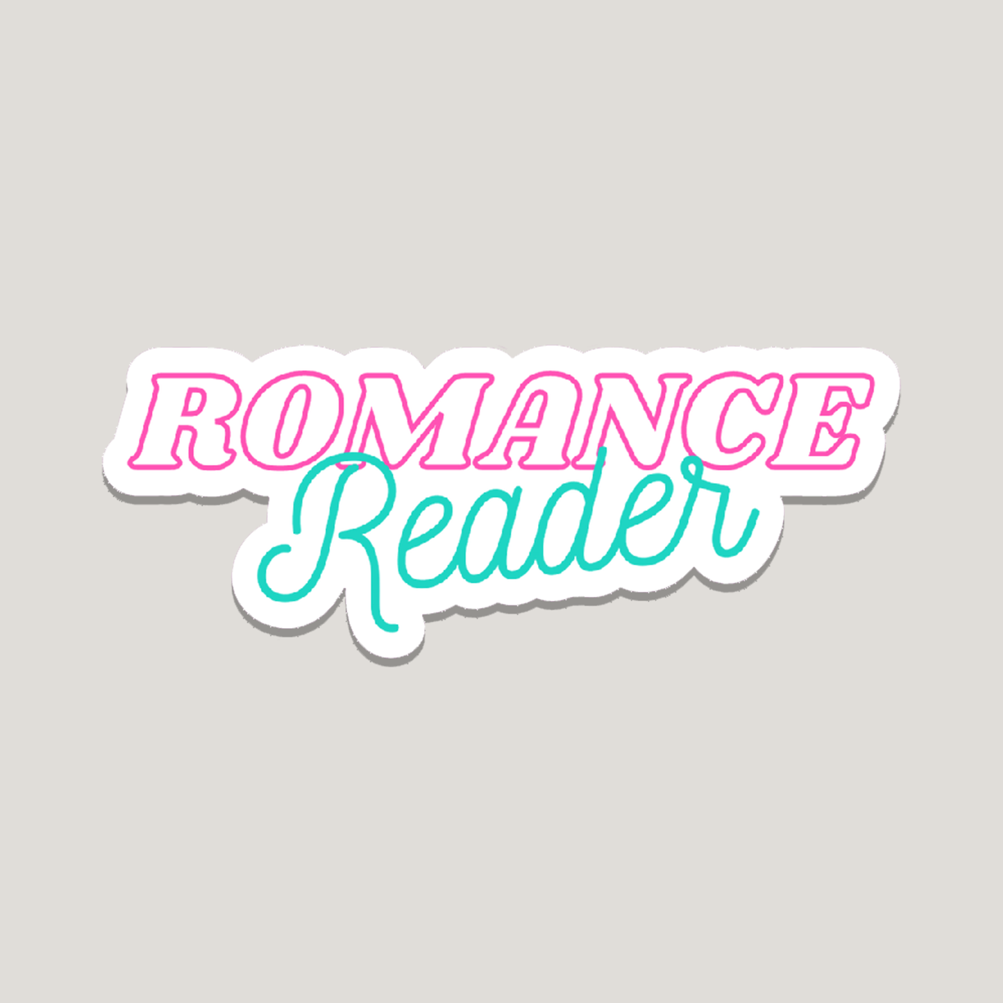 romance reader sticker