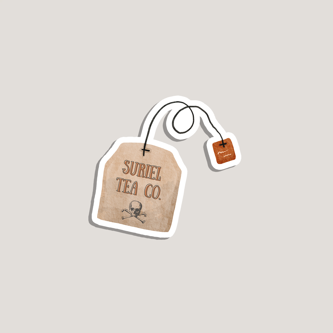suriel tea co. sticker