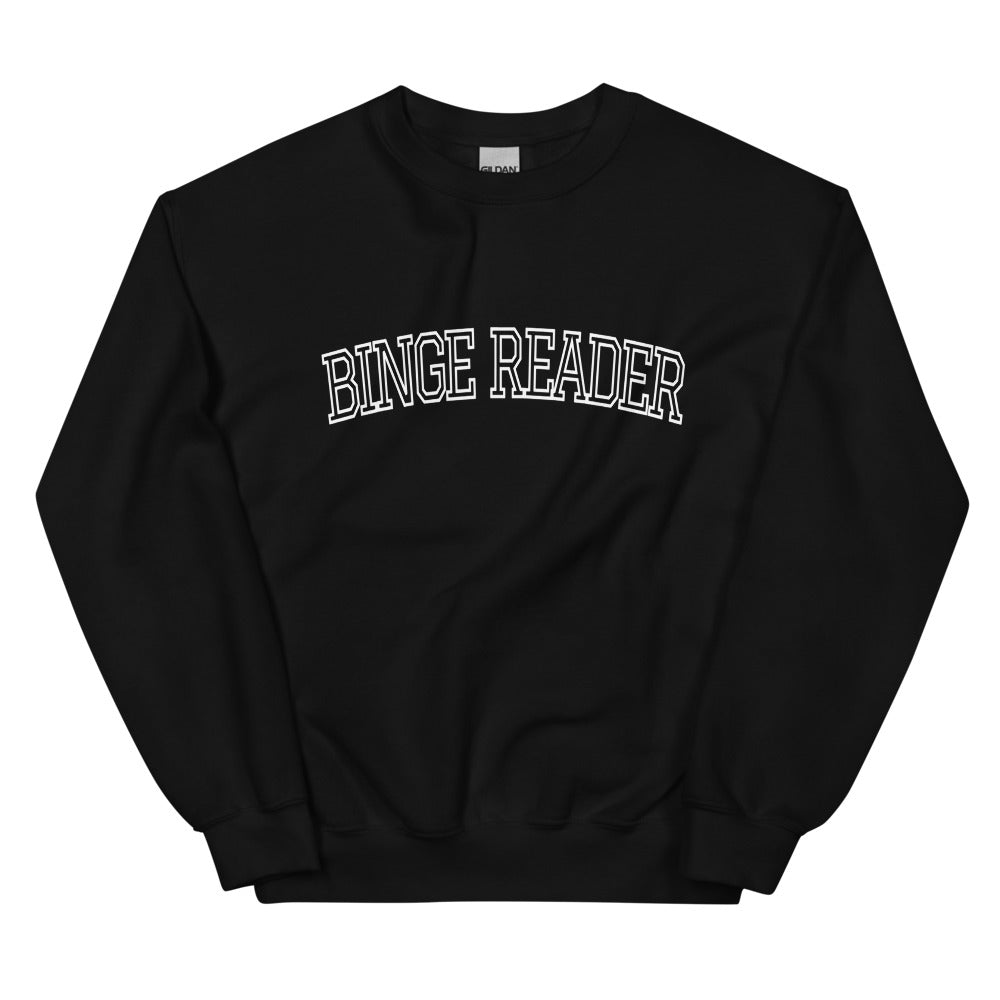 binge reader sweatshirt