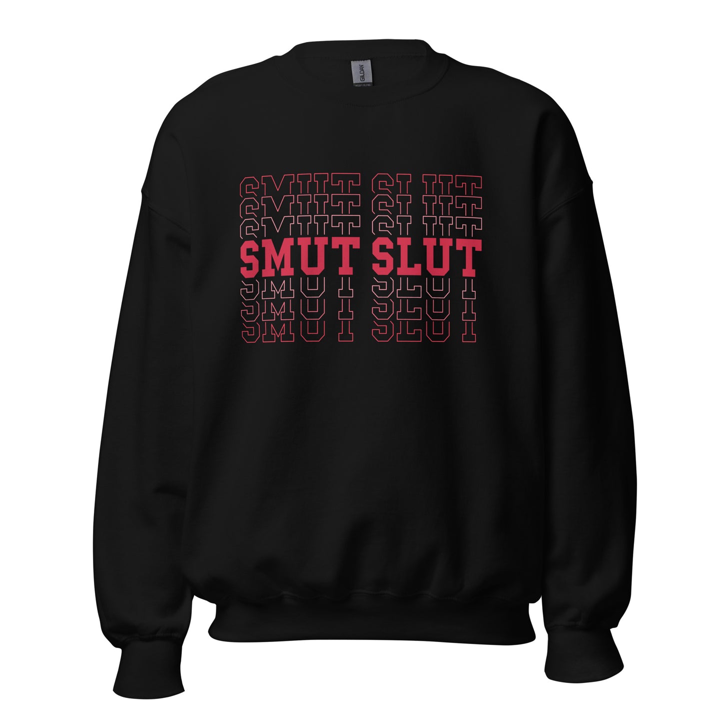 smut slut varsity sweatshirt