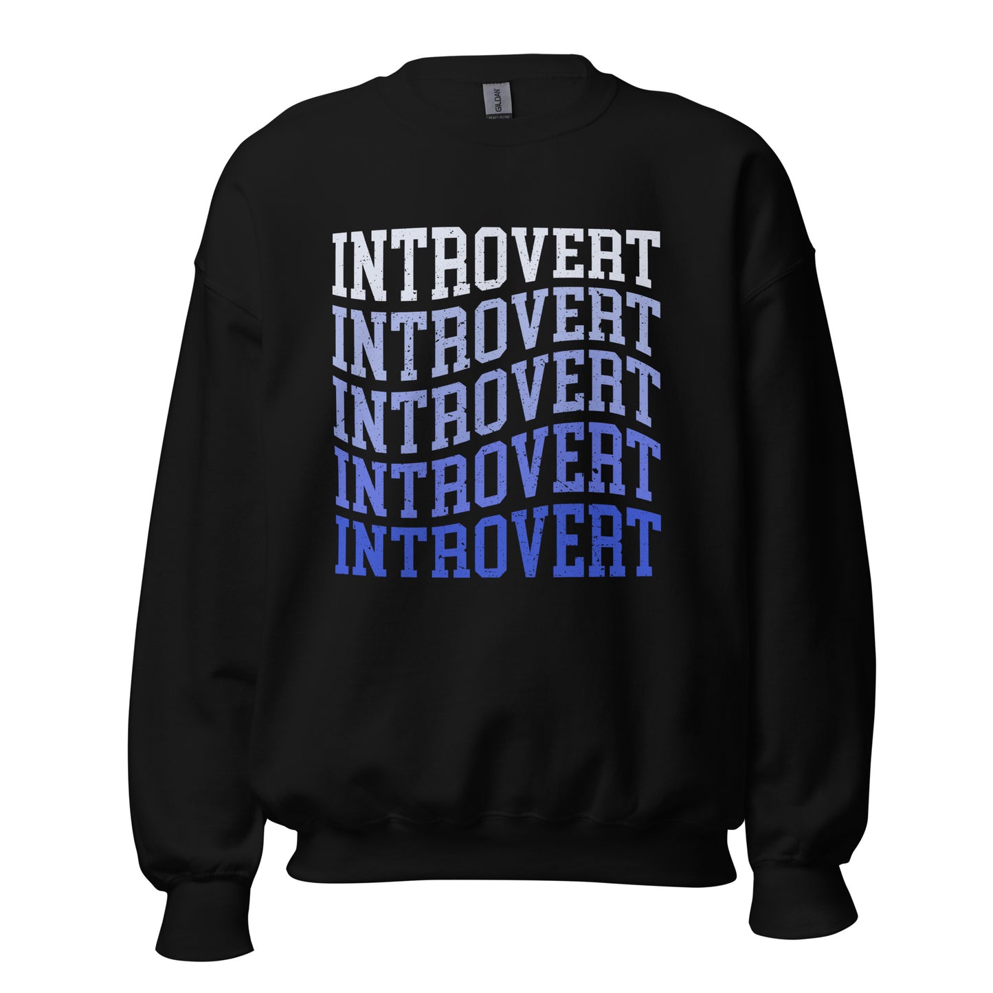 introvert ombre sweatshirt