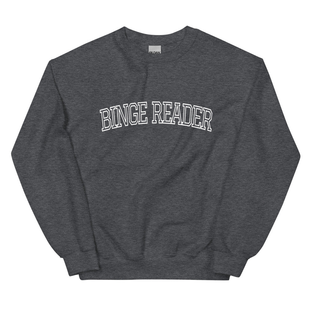 binge reader sweatshirt