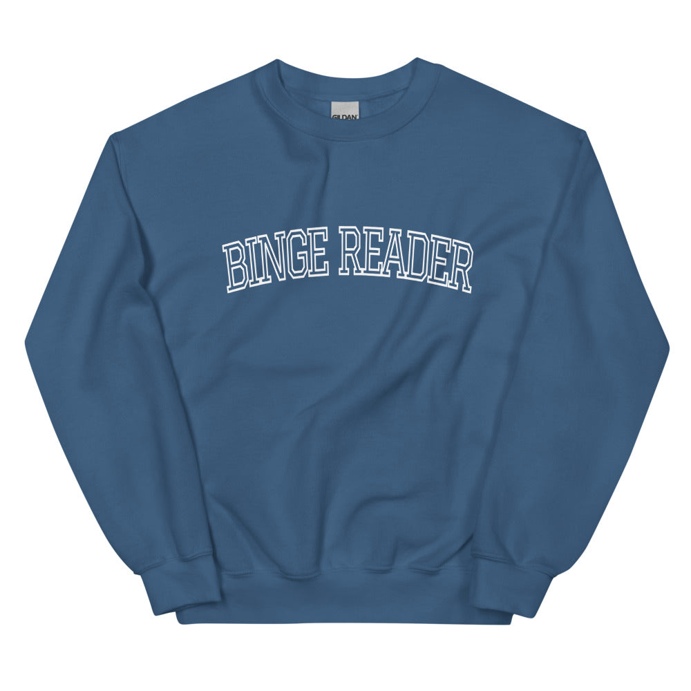 binge reader sweatshirt