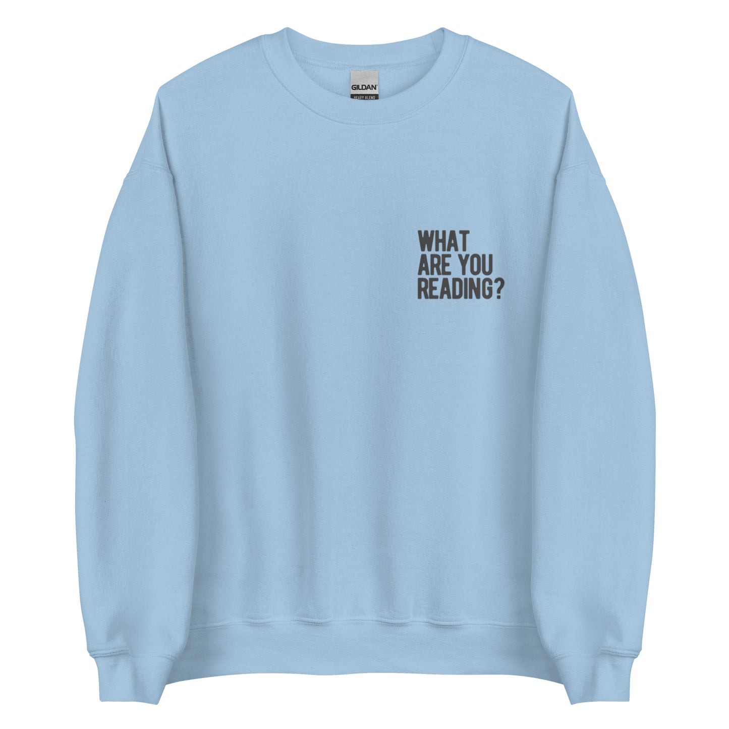 what are you reading/PS logo sweatshirt