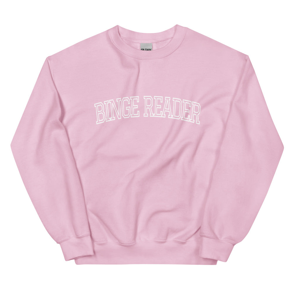 binge reader sweatshirt