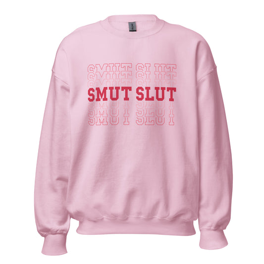 smut slut varsity sweatshirt
