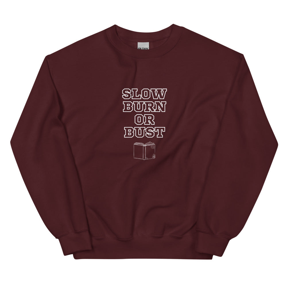 slow burn or bust sweatshirt