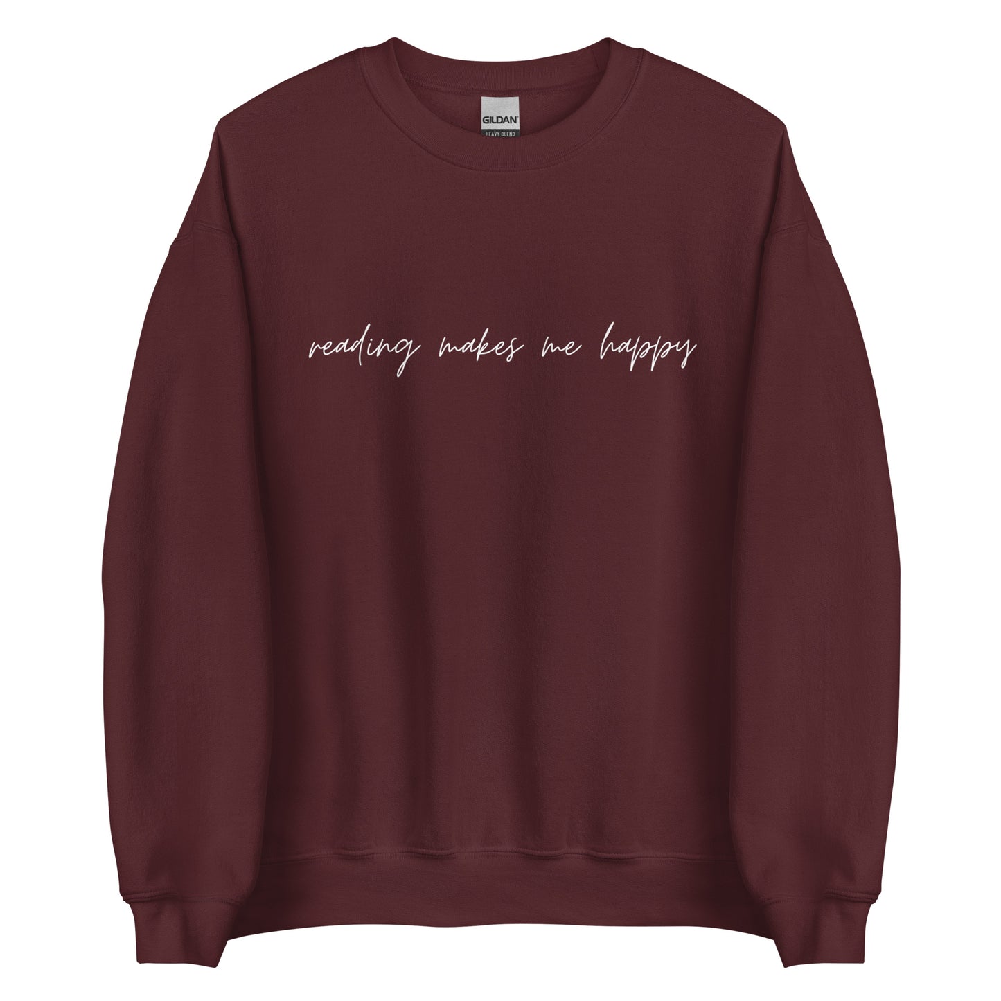 reading makes me happy sweatshirt