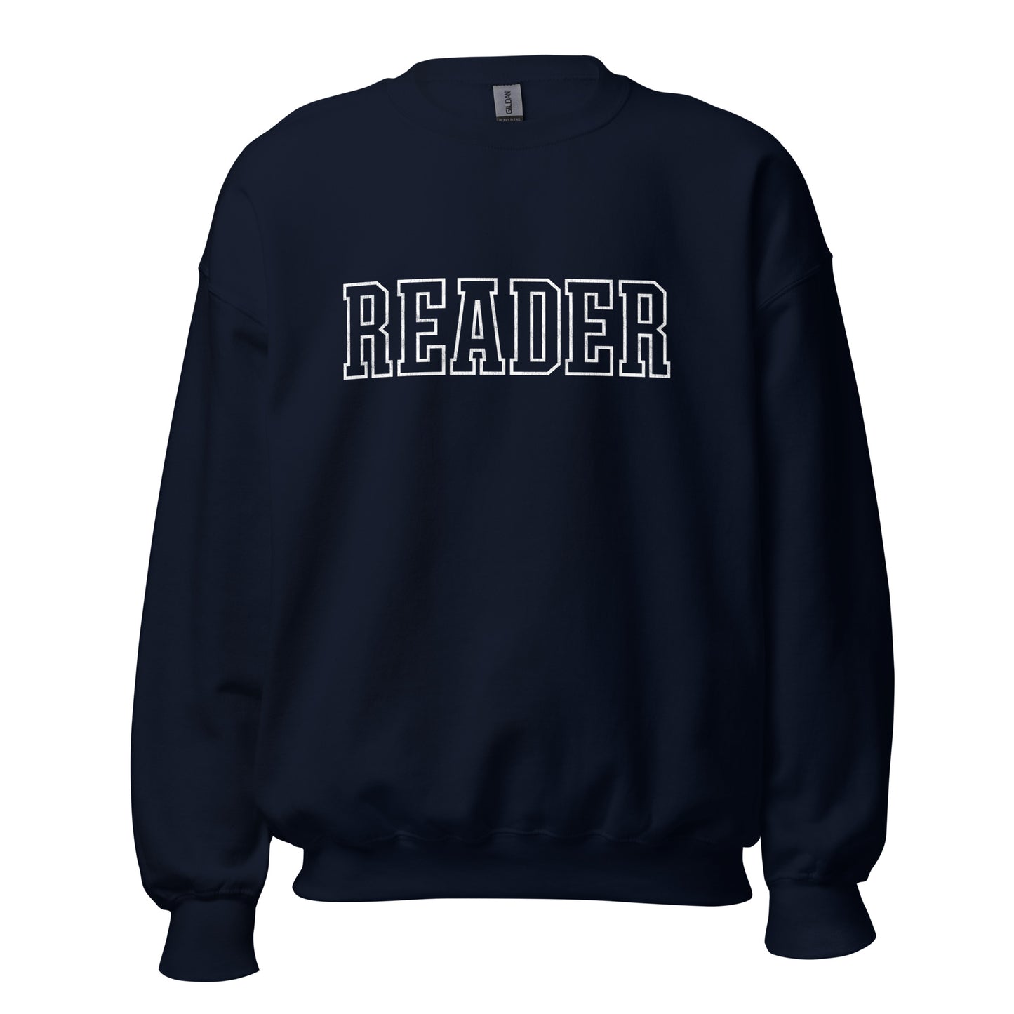 reader varsity sweatshirt