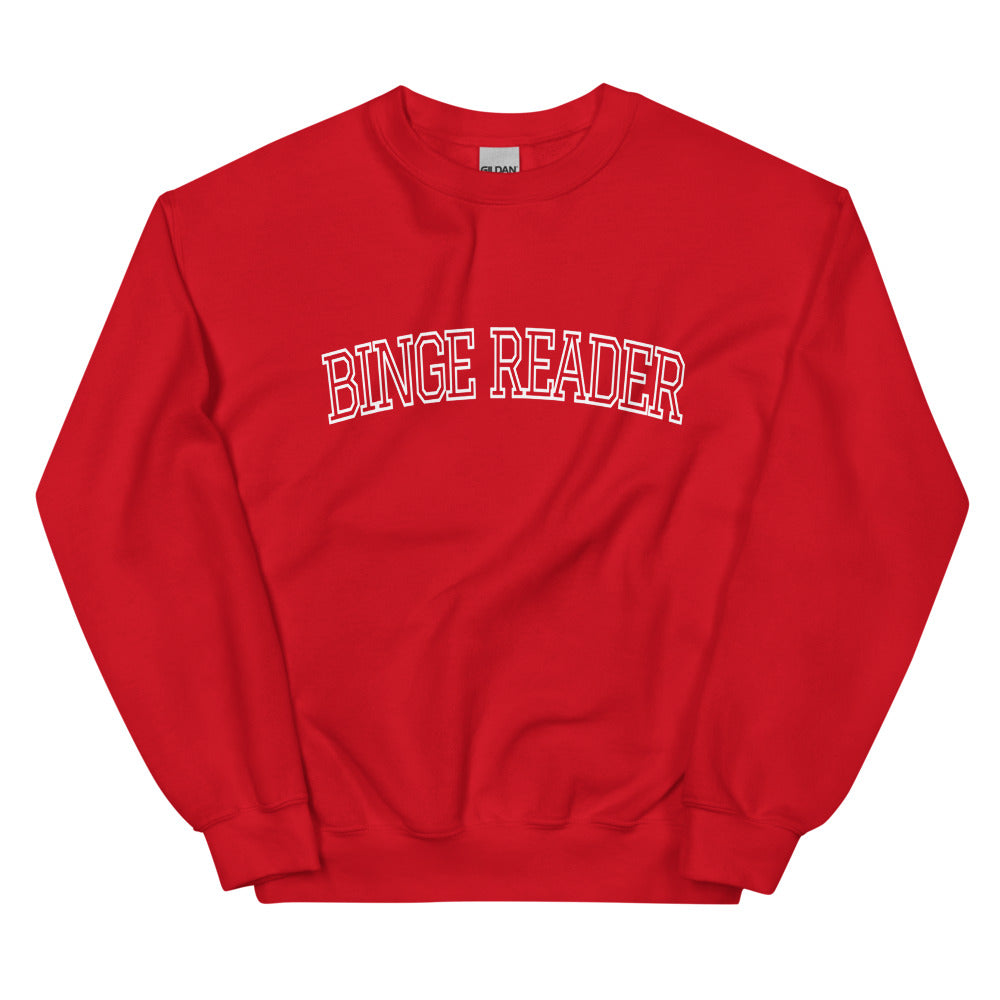 binge reader sweatshirt
