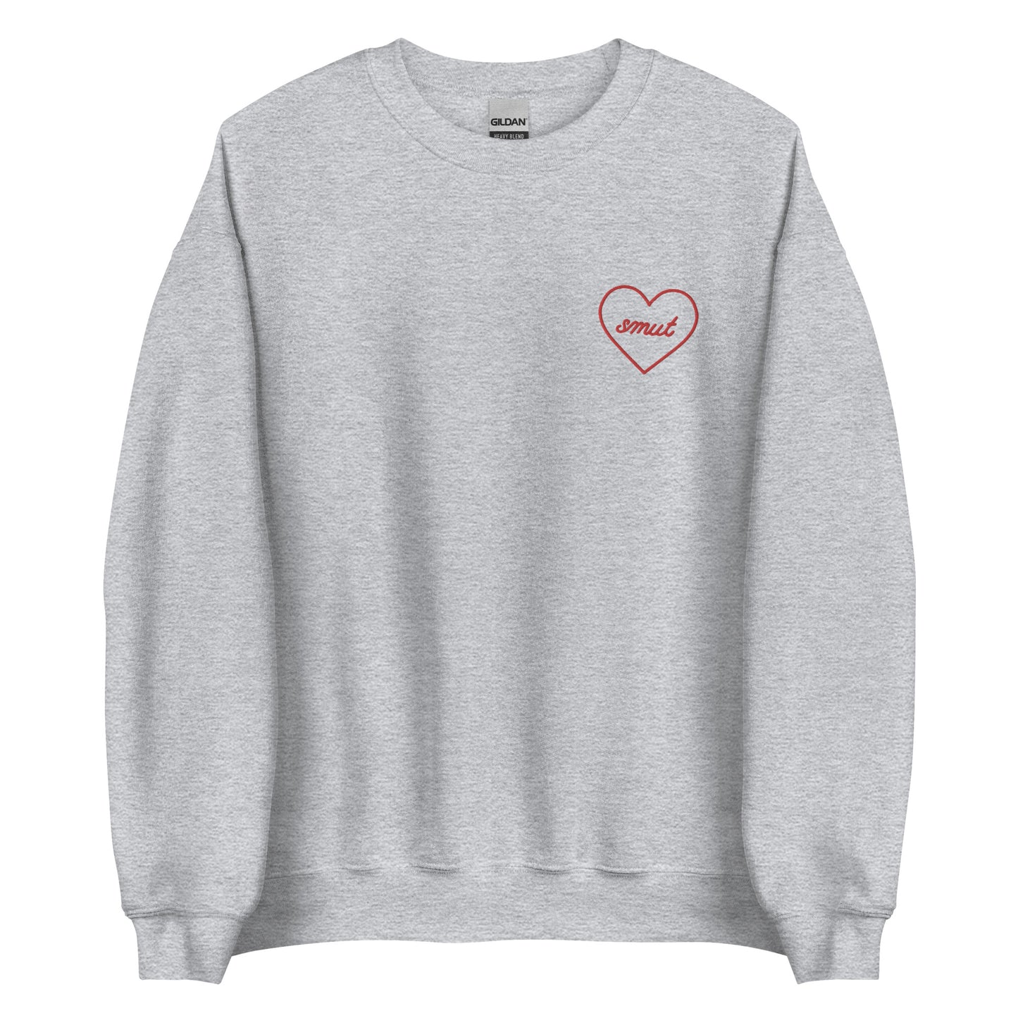 smut heart embroidered sweatshirt