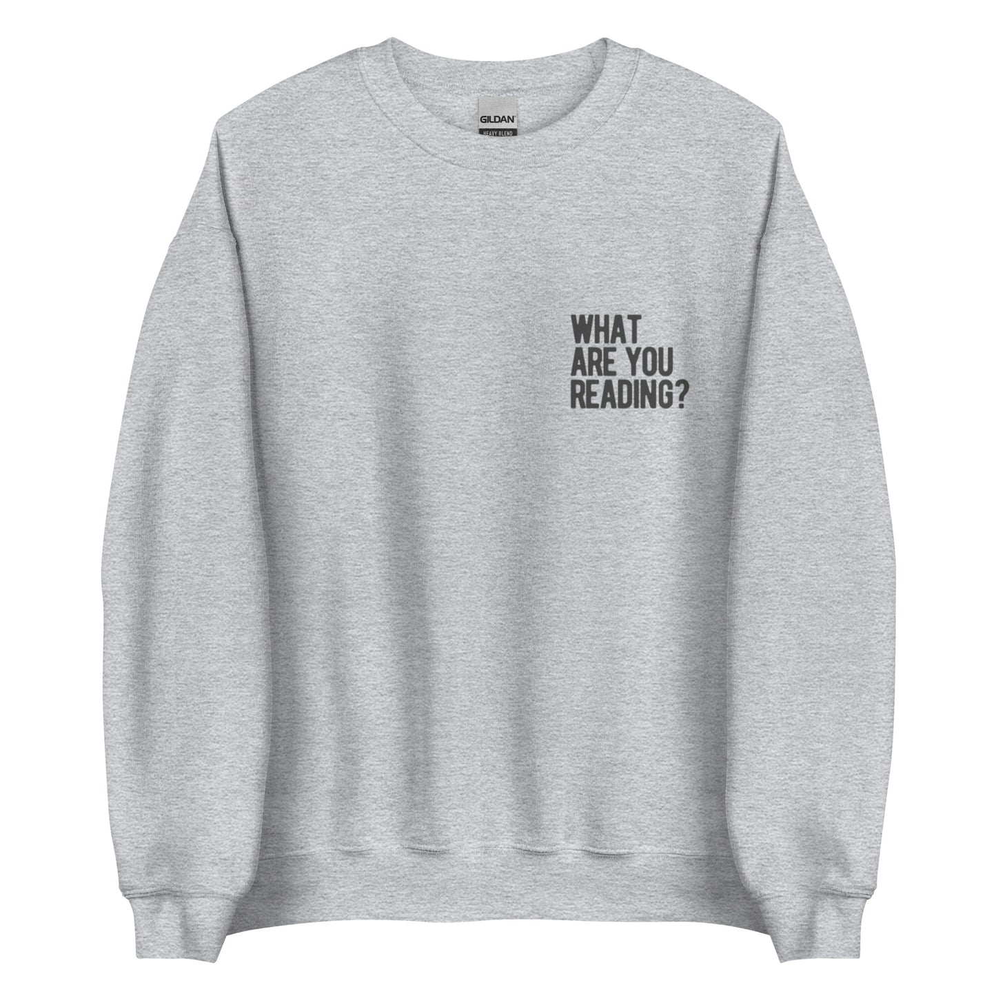 what are you reading/PS logo sweatshirt