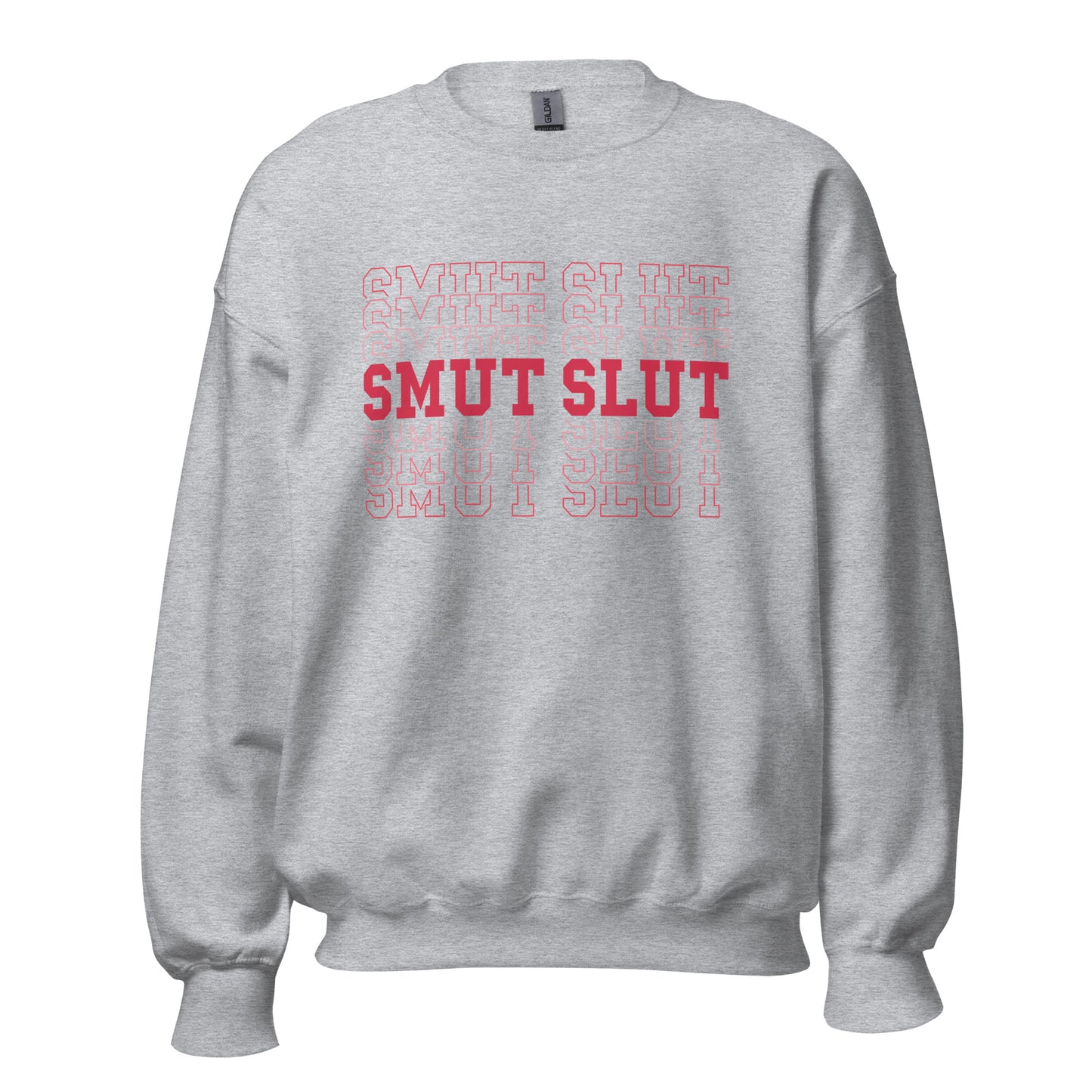 smut slut varsity sweatshirt