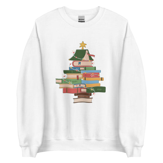 book tree sweatshirt