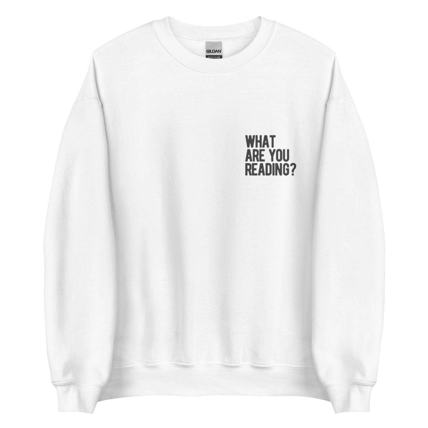 what are you reading/PS logo sweatshirt