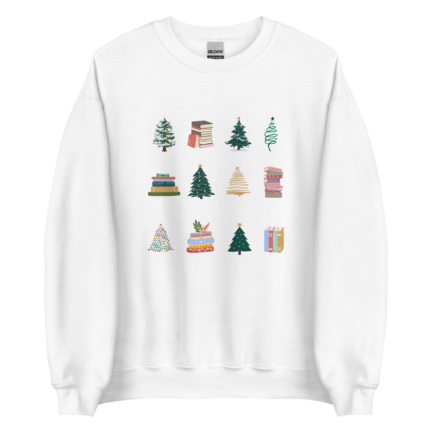 trees & books sweatshirt