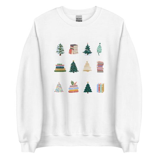 trees & books sweatshirt