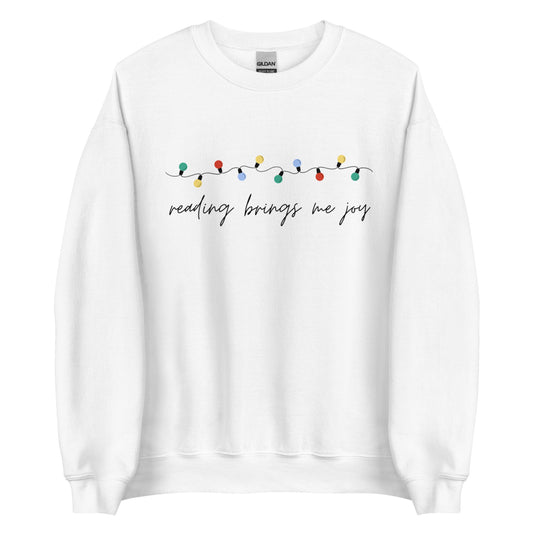 reading brings me joy sweatshirt