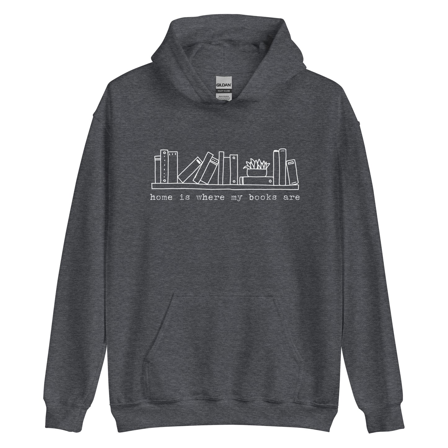 home is where my books are hoodie