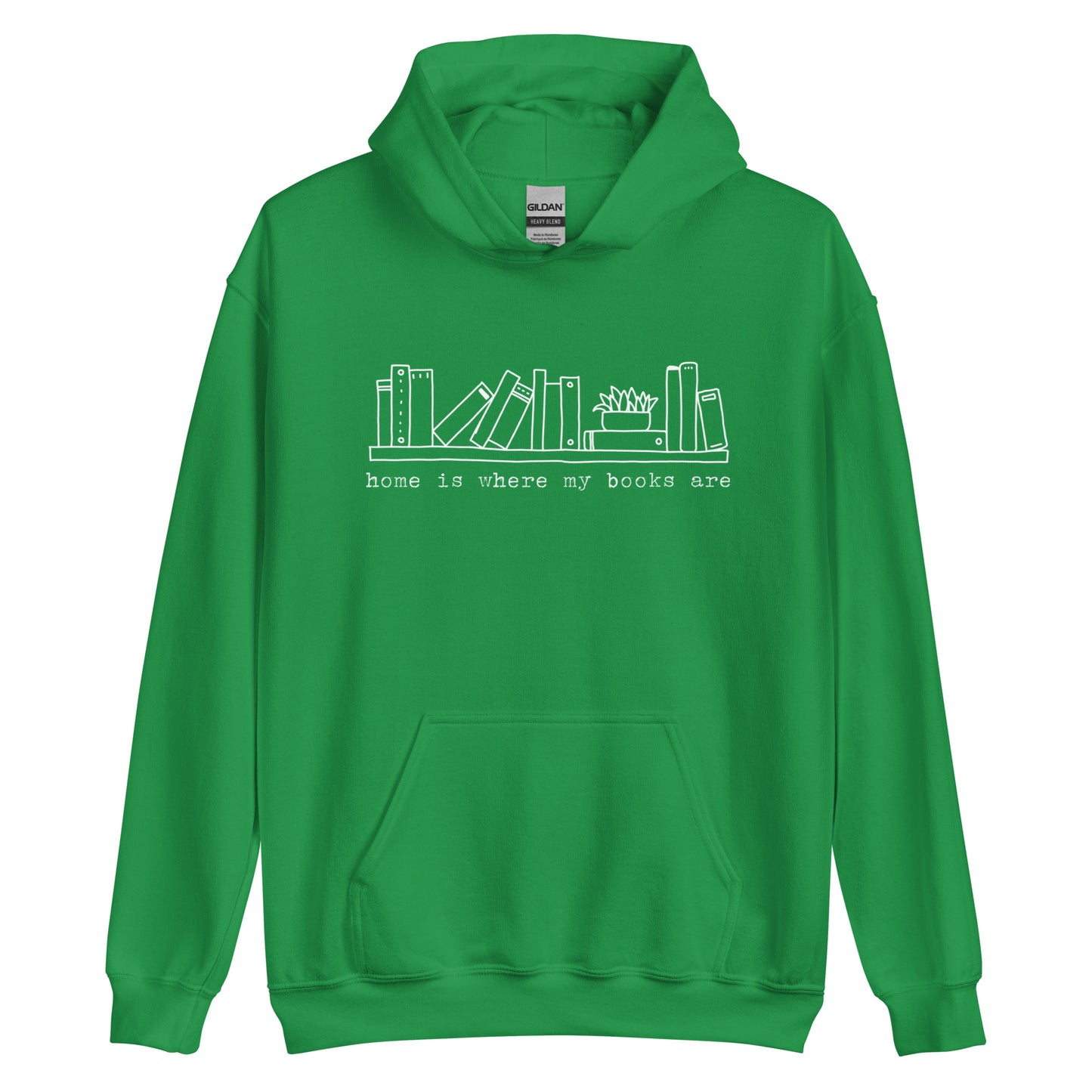 home is where my books are hoodie