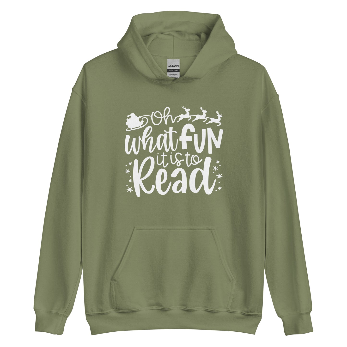 oh what fun it is to read hoodie