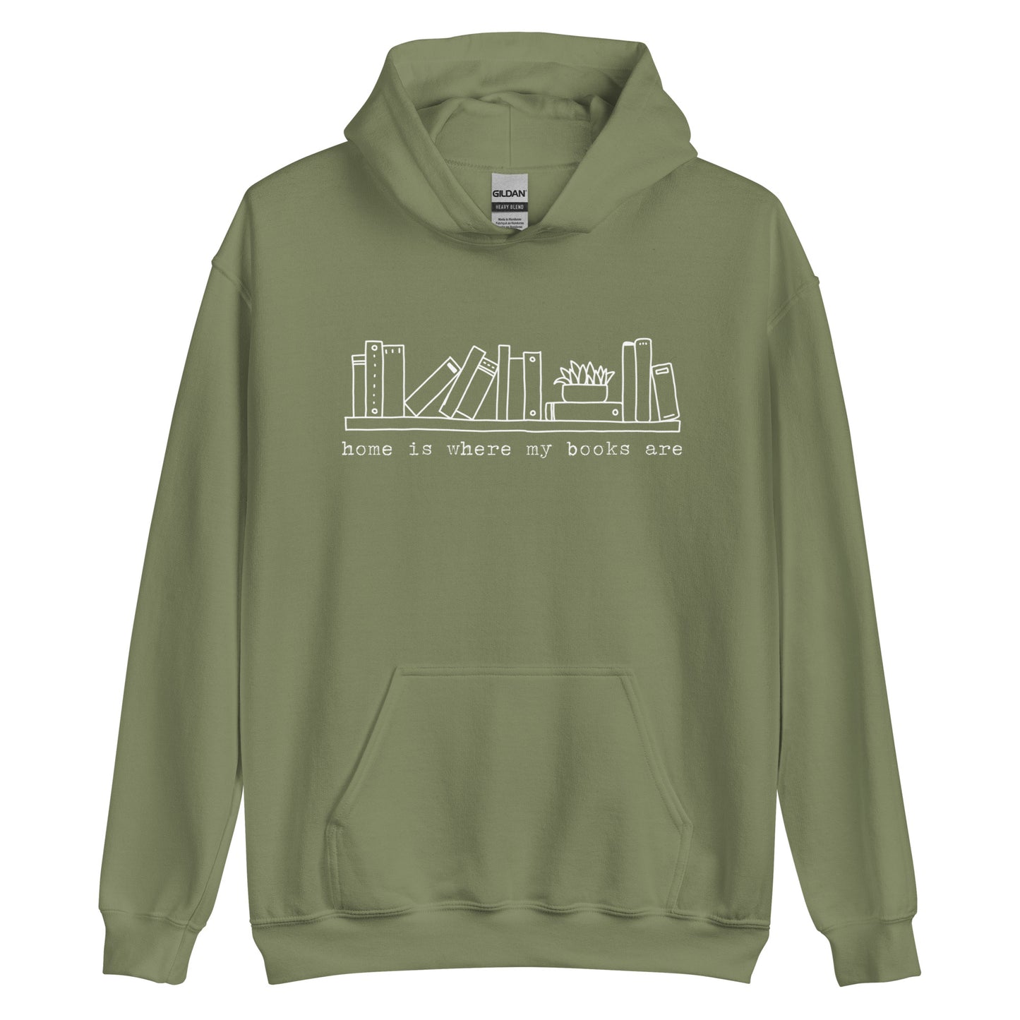 home is where my books are hoodie