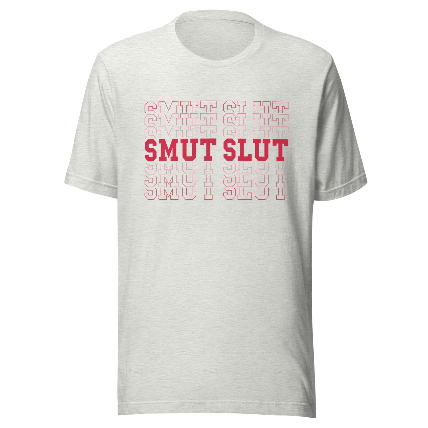 smut slut varsity t-shirt