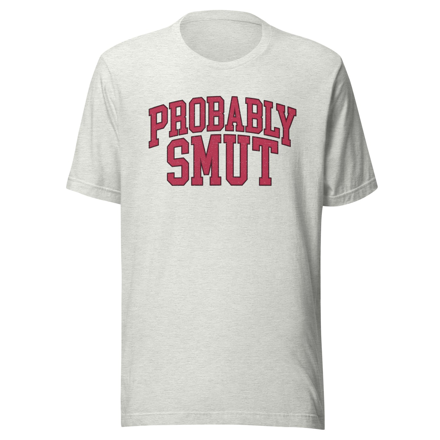 probably smut varsity t-shirt