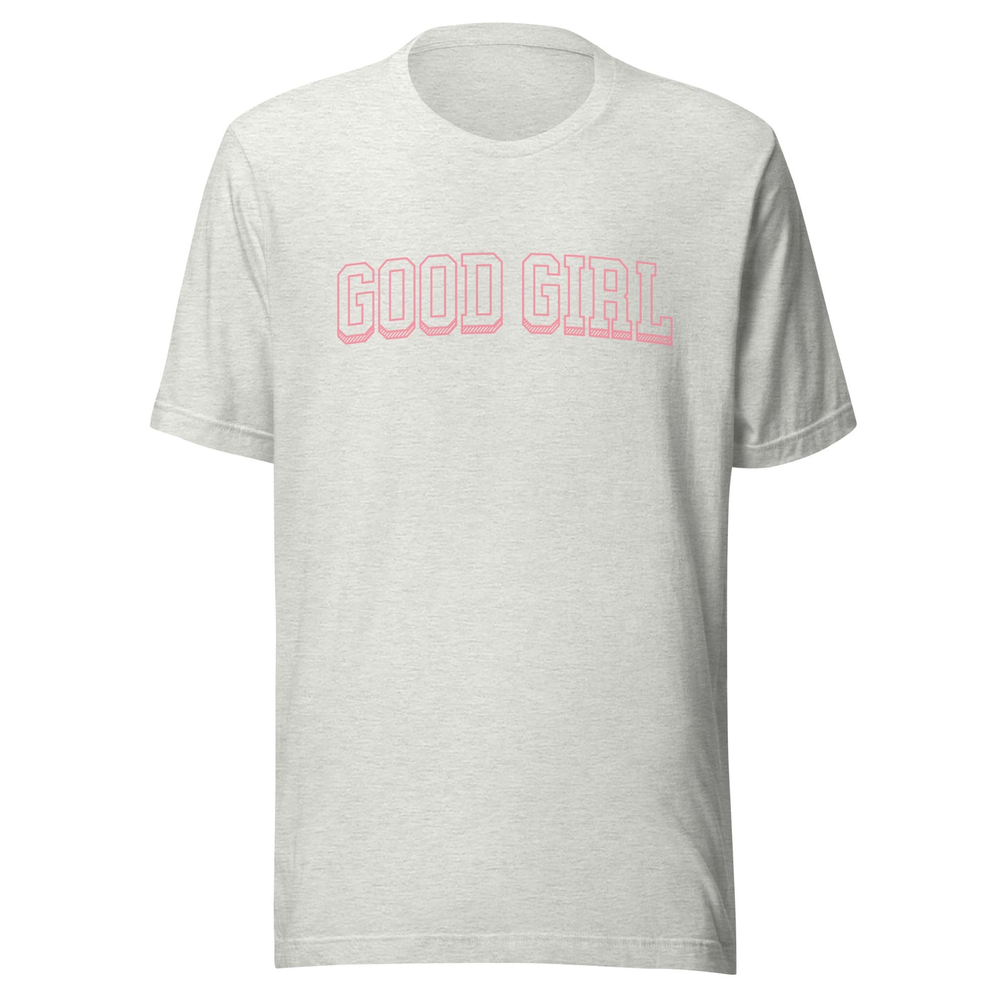 good girl varsity t-shirt (pink)