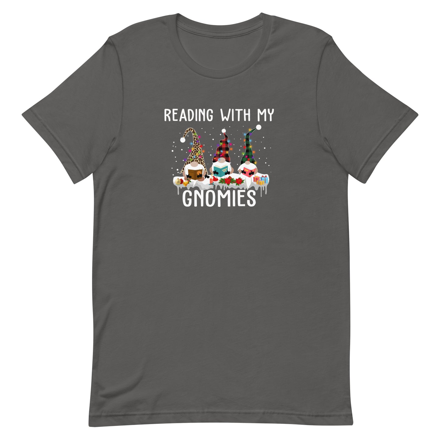 reading with my gnomies t-shirt