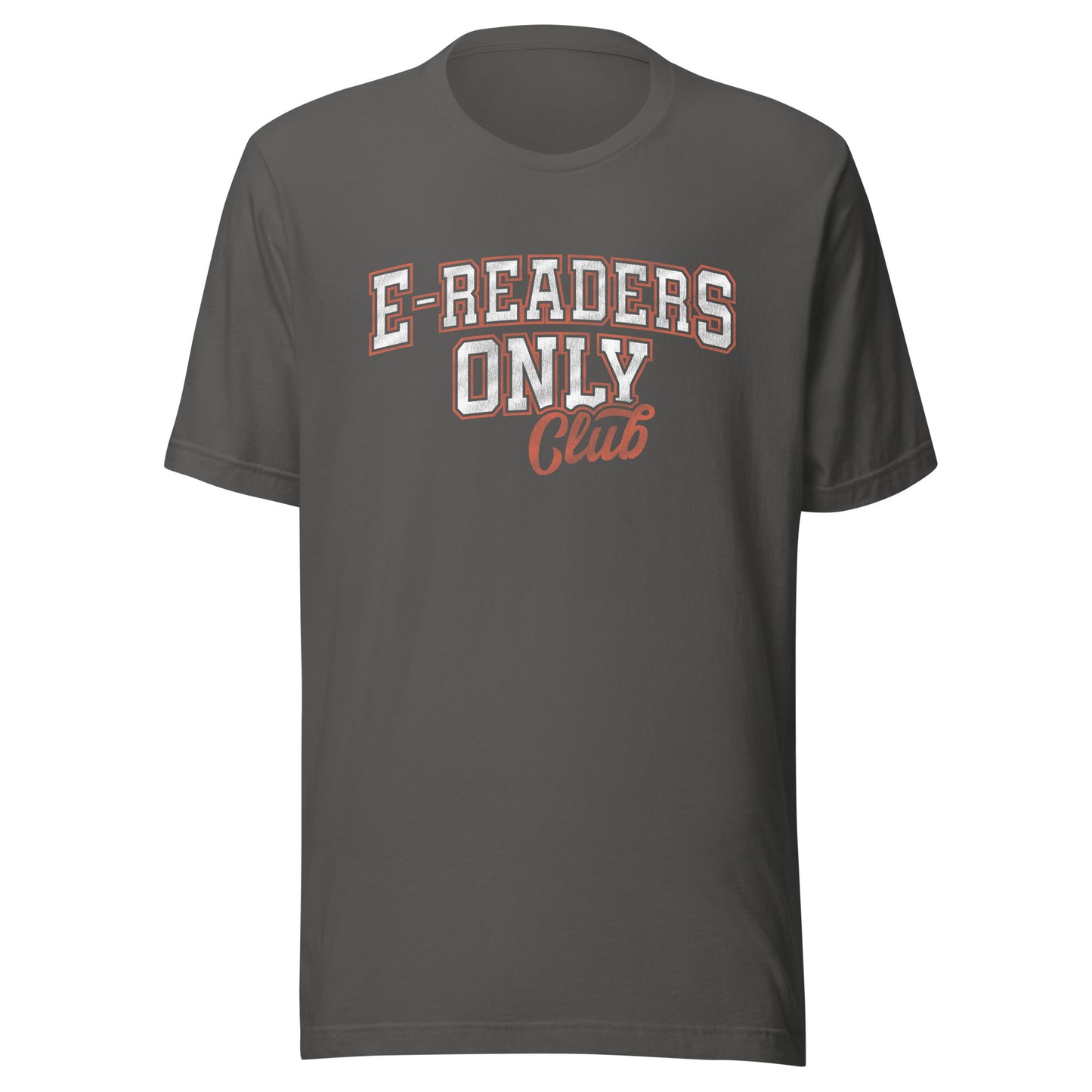 e-readers only club t-shirt