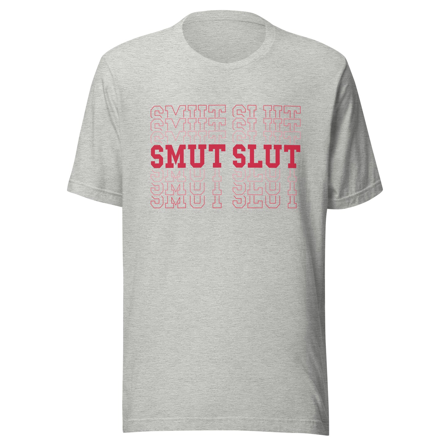 smut slut varsity t-shirt