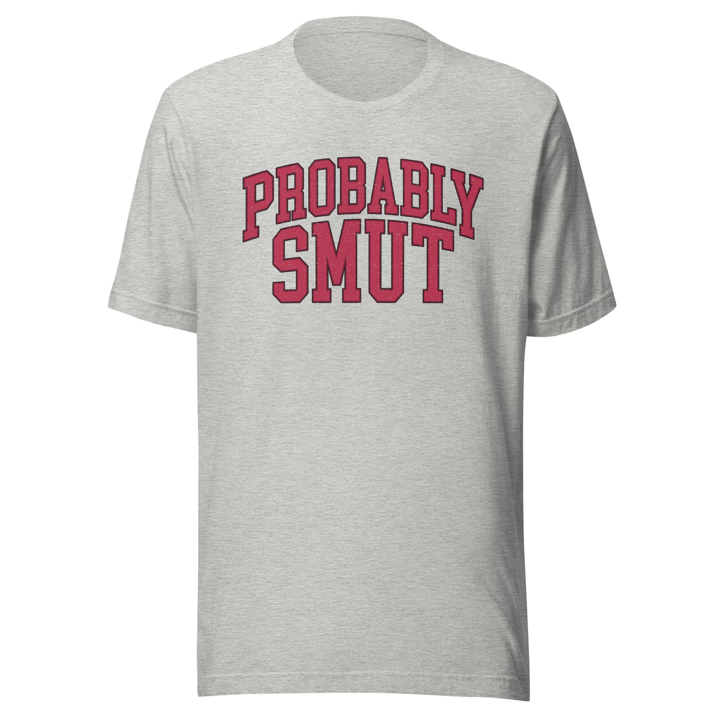 probably smut varsity t-shirt