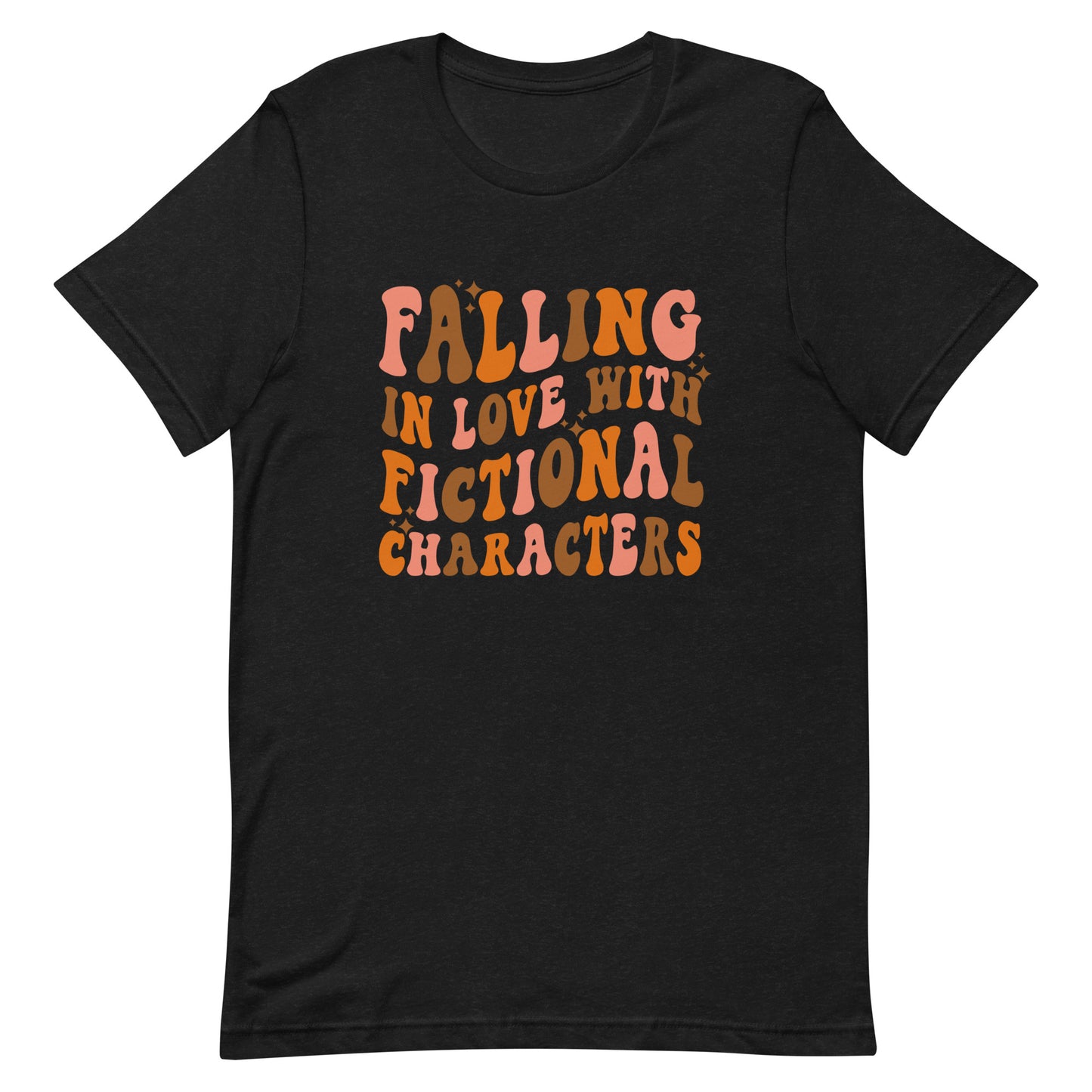 falling in love with fictional characters t-shirt