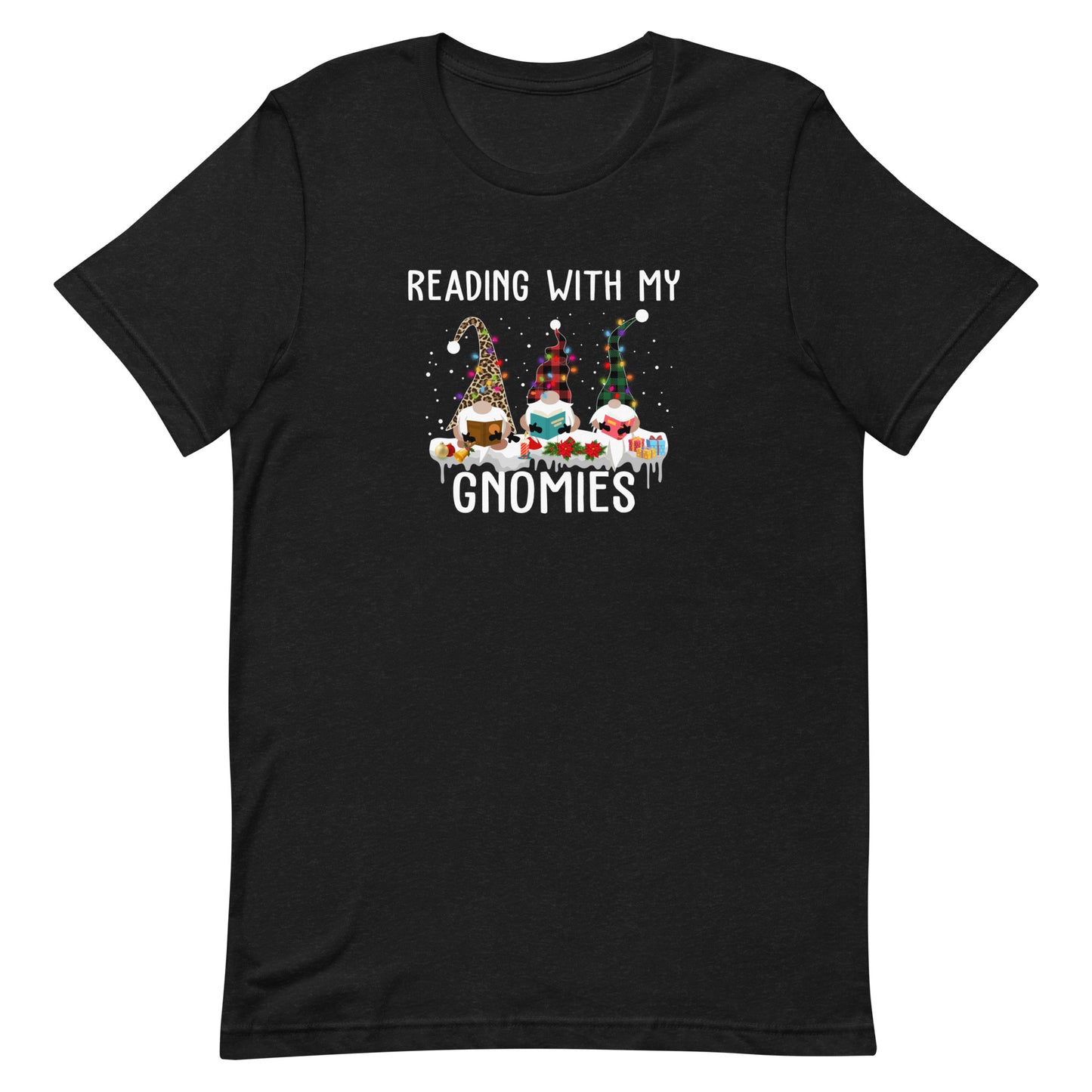 reading with my gnomies t-shirt