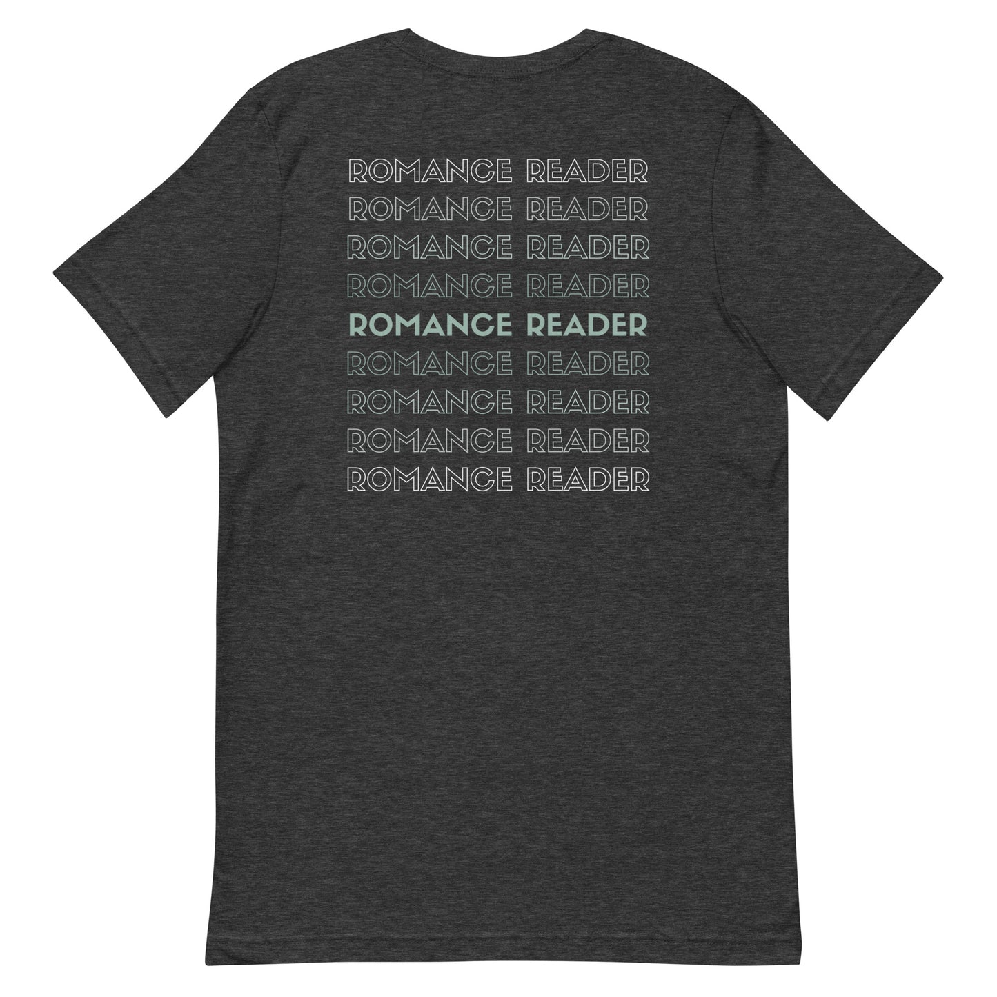romance reader back t-shirt