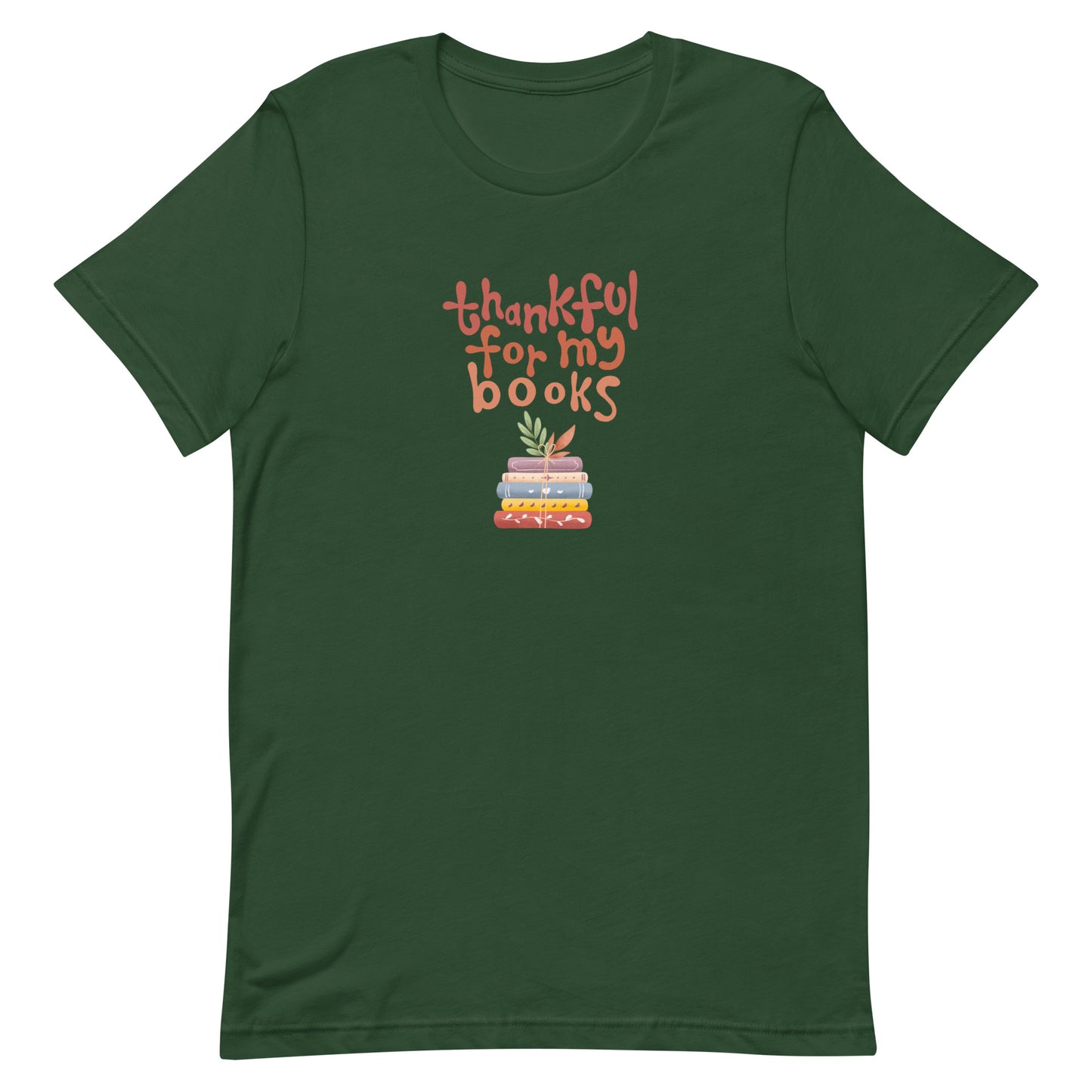 thankful for my books t-shirt