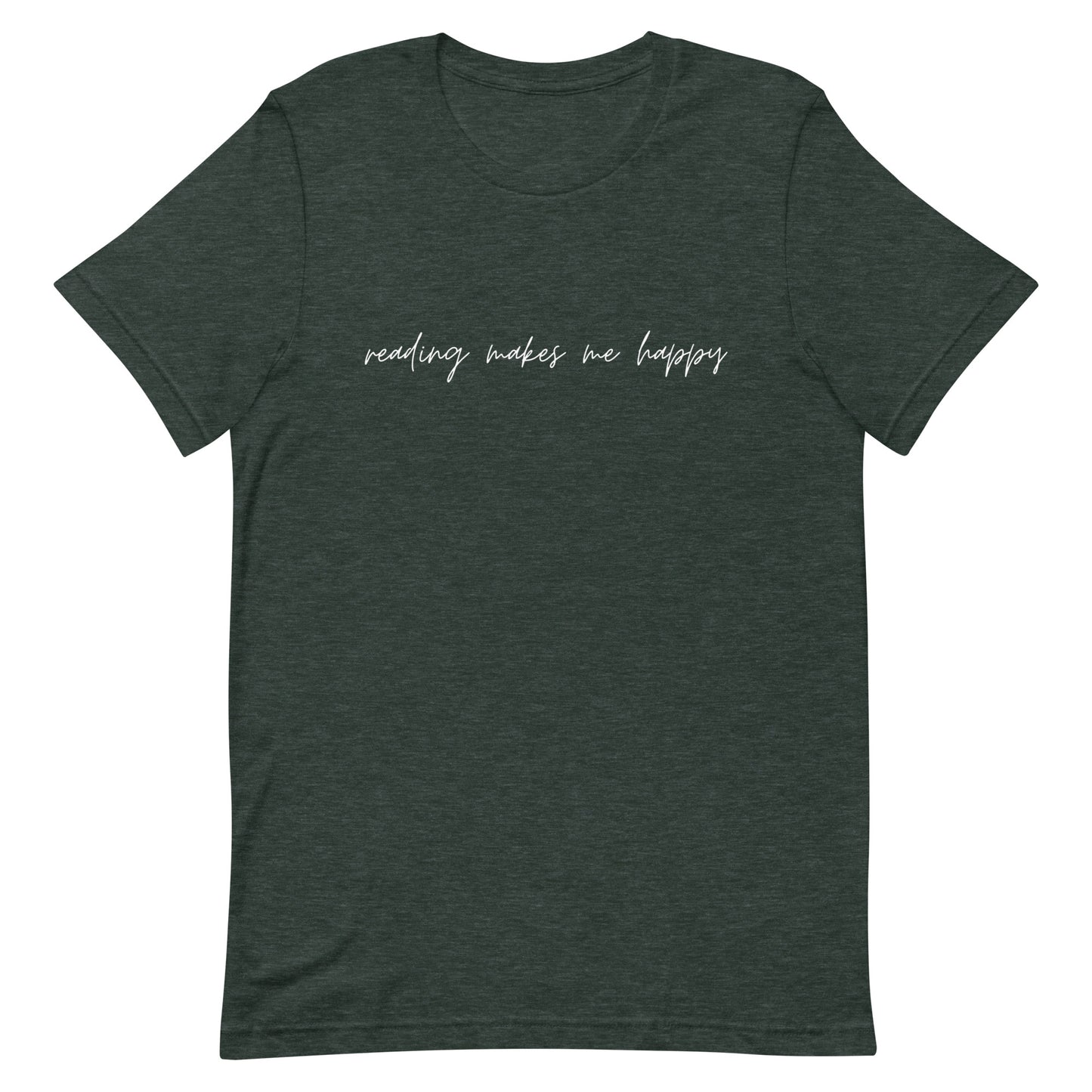 reading makes me happy t-shirt