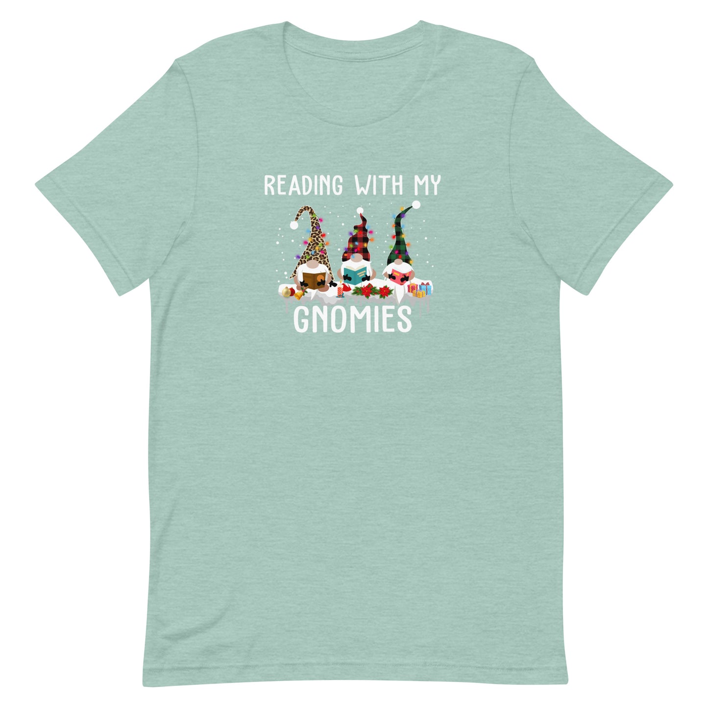 reading with my gnomies t-shirt