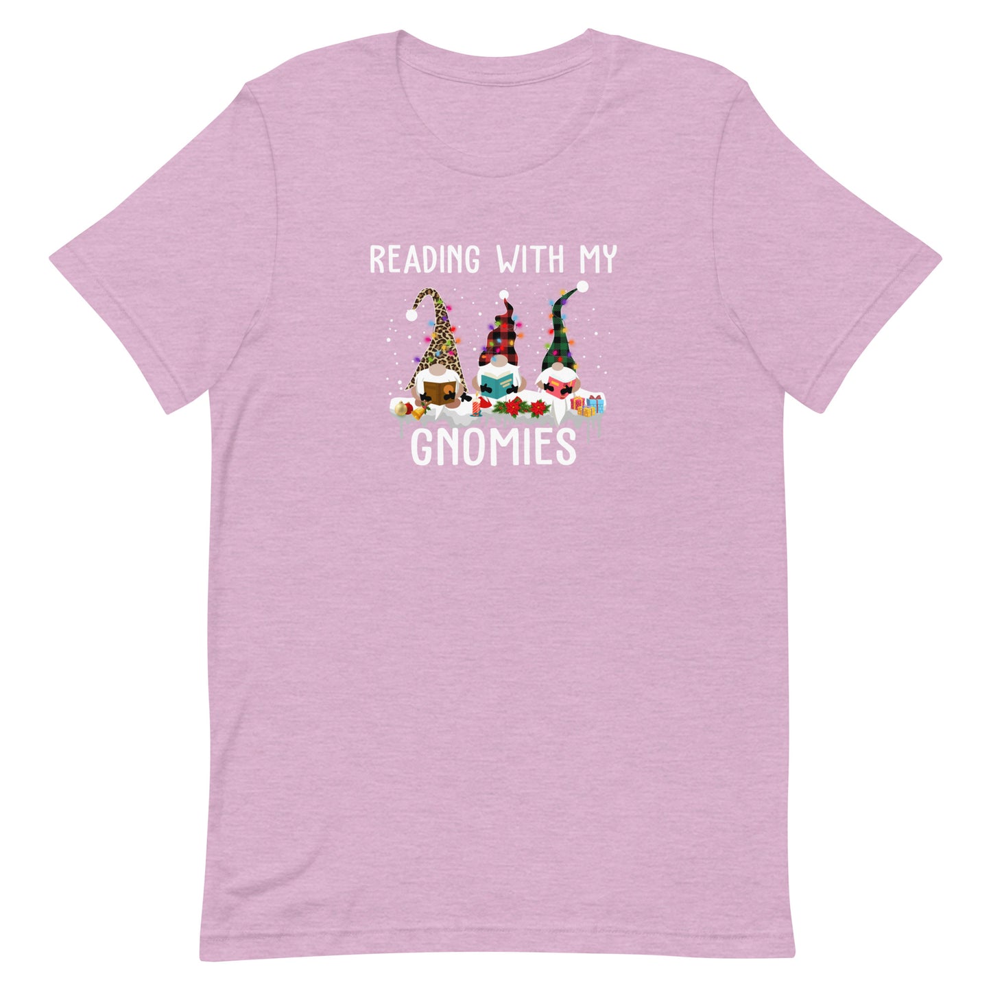 reading with my gnomies t-shirt