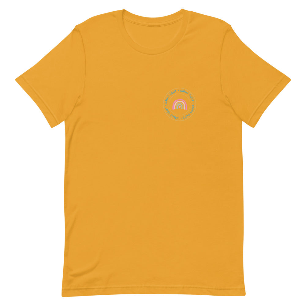 smut slut rainbow t-shirt