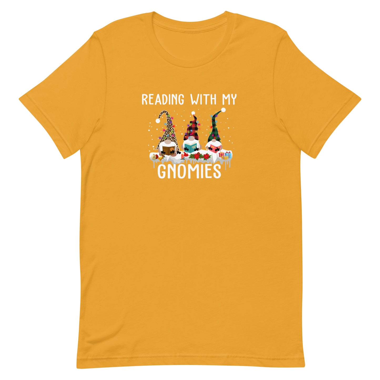 reading with my gnomies t-shirt