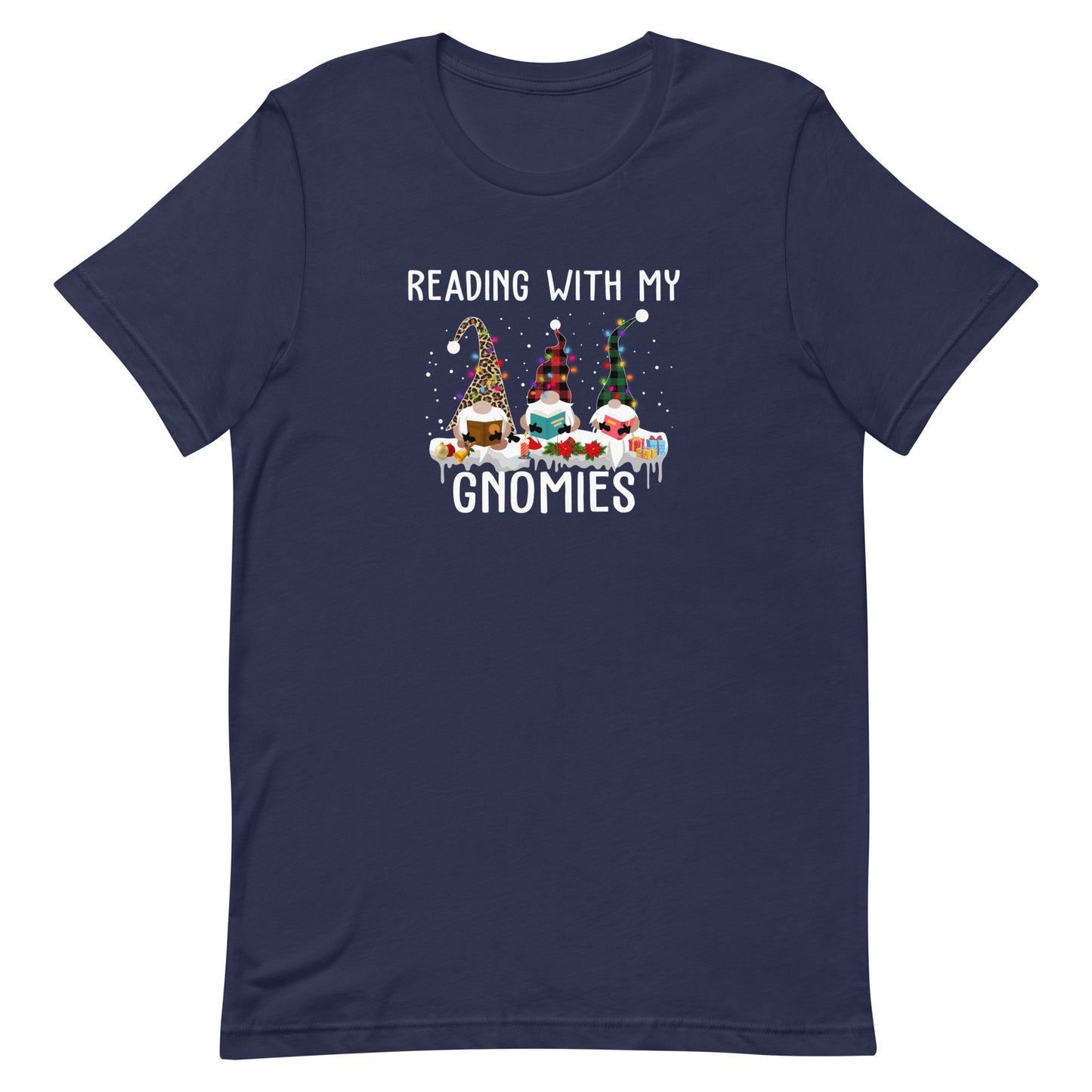 reading with my gnomies t-shirt