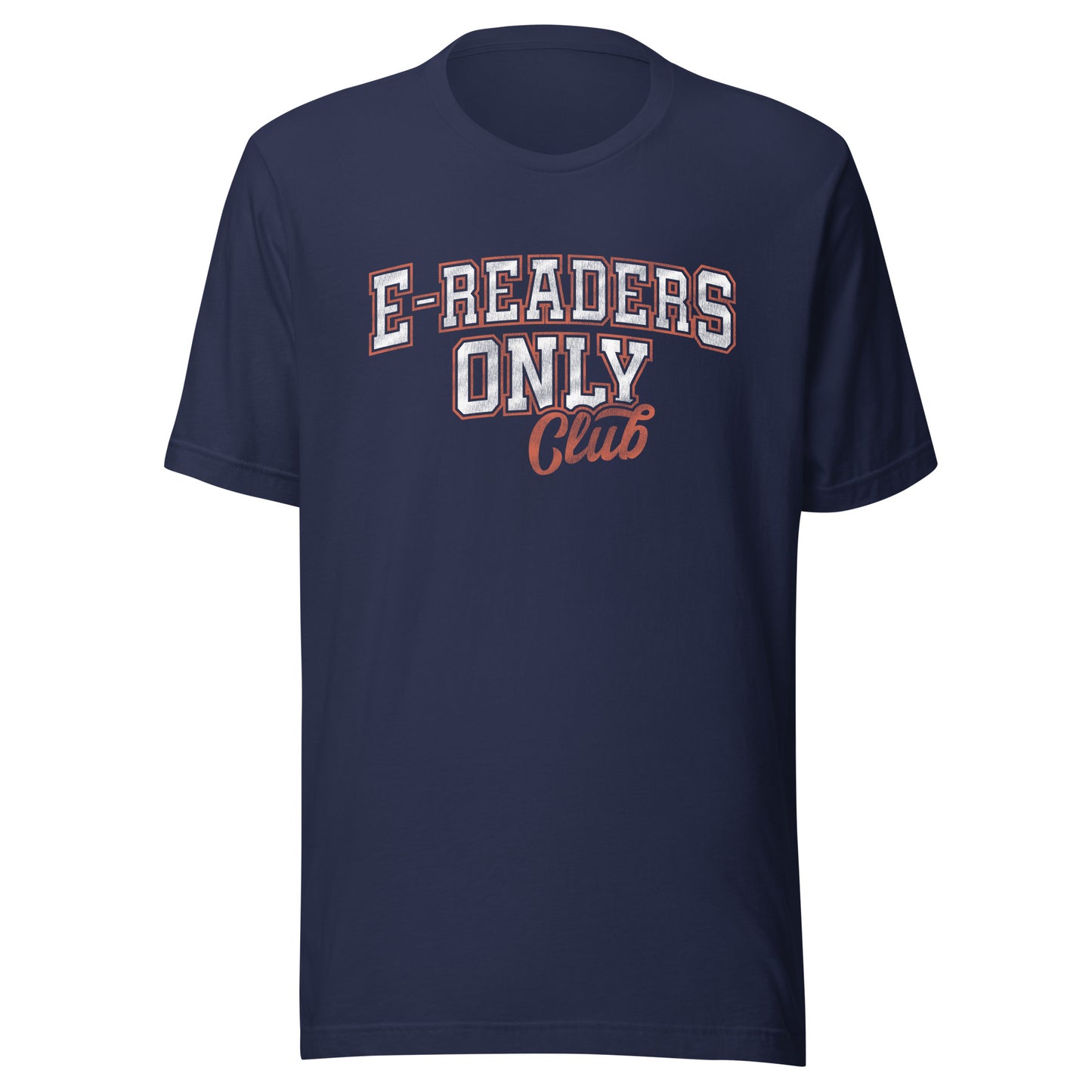 e-readers only club t-shirt