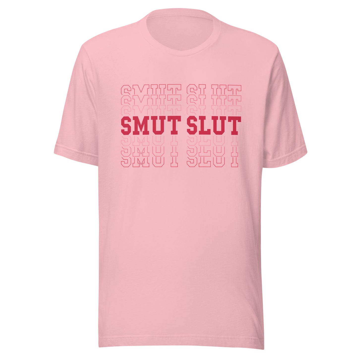 smut slut varsity t-shirt