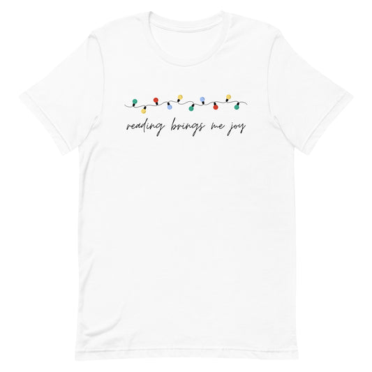 reading brings me joy t-shirt