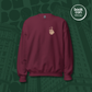 [PREORDER] hope they have books in hell sweatshirt (maroon)