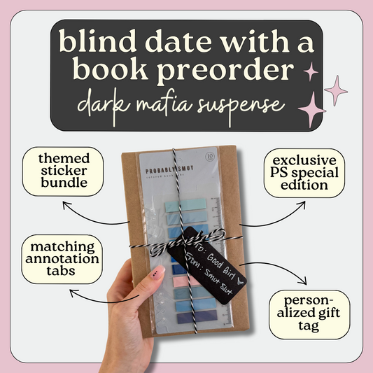DARK MAFIA special edition blind date with a book PREORDER