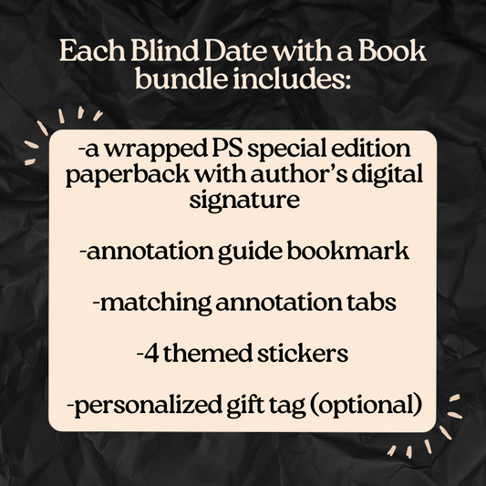 DARK WHY-CHOOSE OMEGAVERSE special edition blind date with a book PRE-ORDER